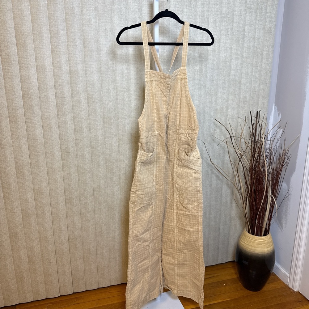 Free People Beige Jumpsuit